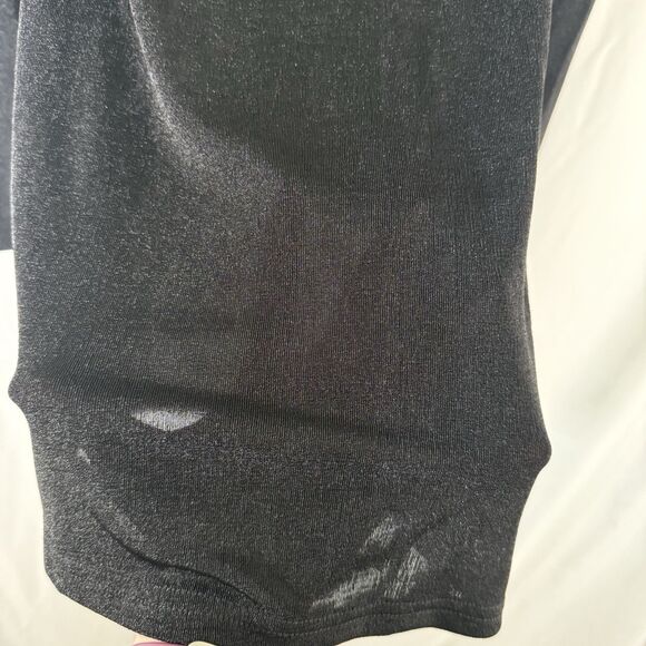 New Princess Polly Giovanni Mini Dress Womens 6 Black Pull On Unlined Semi Sheer - Picture 10 of 15